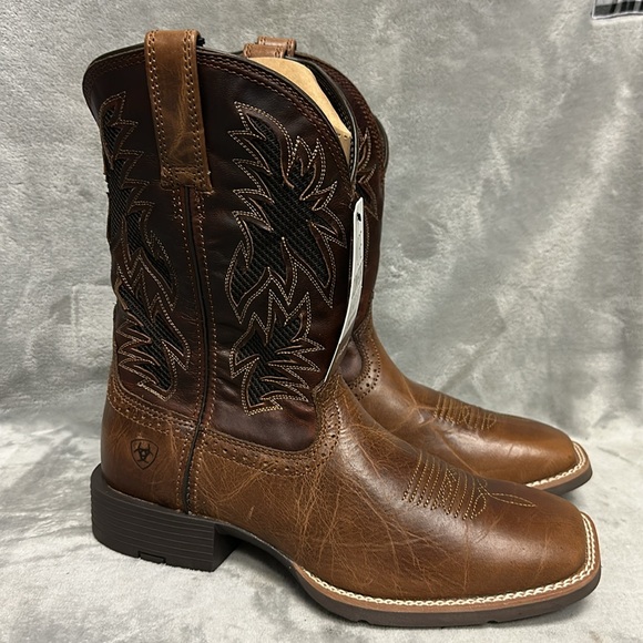 ARIAT MEN'S SPORT COOL VENTTEK COWBOY BOOTS - Picture 2 of 12
